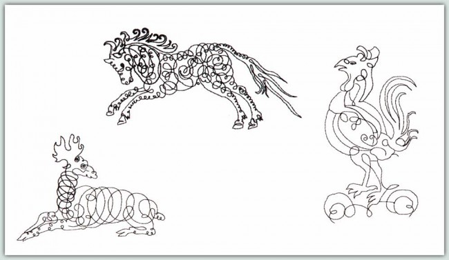 BFC1172 Fun with Calligraphy - Critters