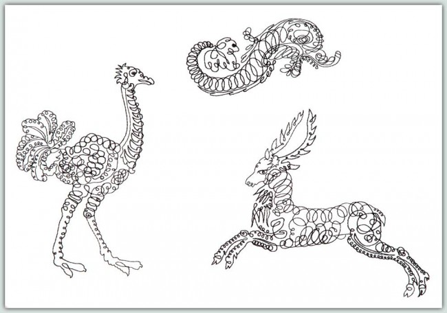 BFC1172 Fun with Calligraphy - Critters