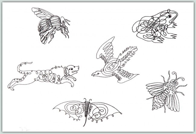 BFC1172 Fun with Calligraphy - Critters