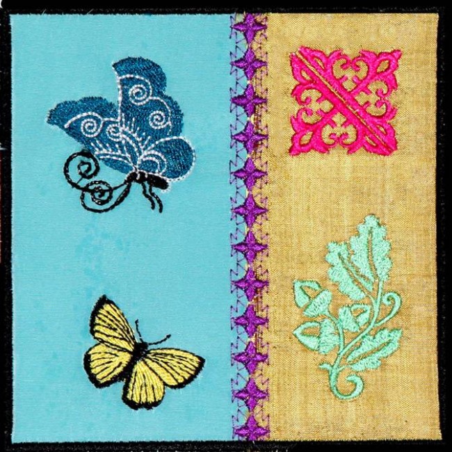 BFC1179 QIH Crazy Quilt Bag