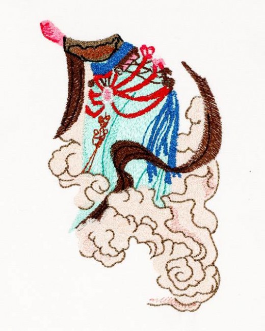 BFC1180 Large Geisha Fantasy