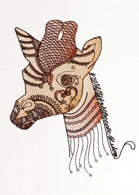 BFC1186 Decorative Element Series-Filled Giraffes