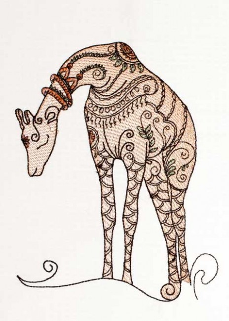 BFC1186 Decorative Element Series-Filled Giraffes