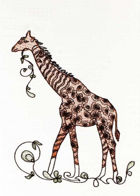 BFC1186 Decorative Element Series-Filled Giraffes