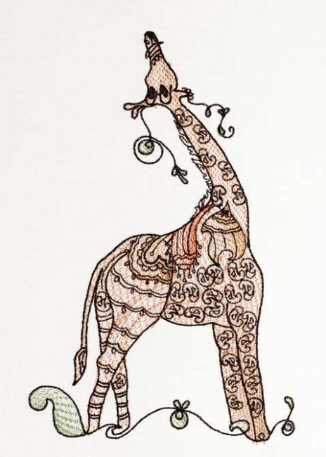 BFC1186 Decorative Element Series-Filled Giraffes