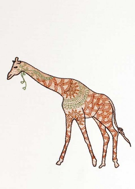 BFC1186 Decorative Element Series-Filled Giraffes