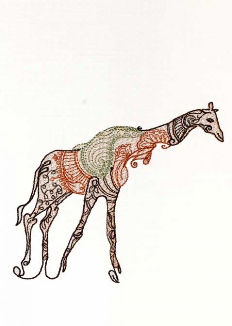 BFC1186 Decorative Element Series-Filled Giraffes