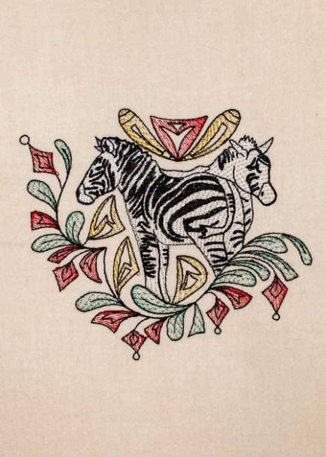 BFC1193 Decorative Elements Series Filled Zebras