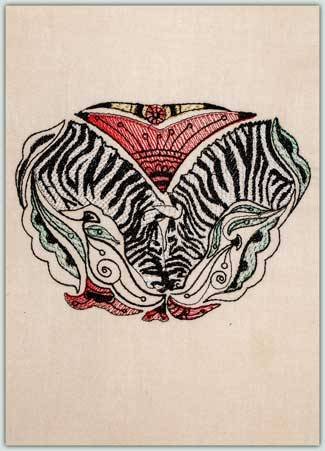 BFC1193 Decorative Elements Series Filled Zebras