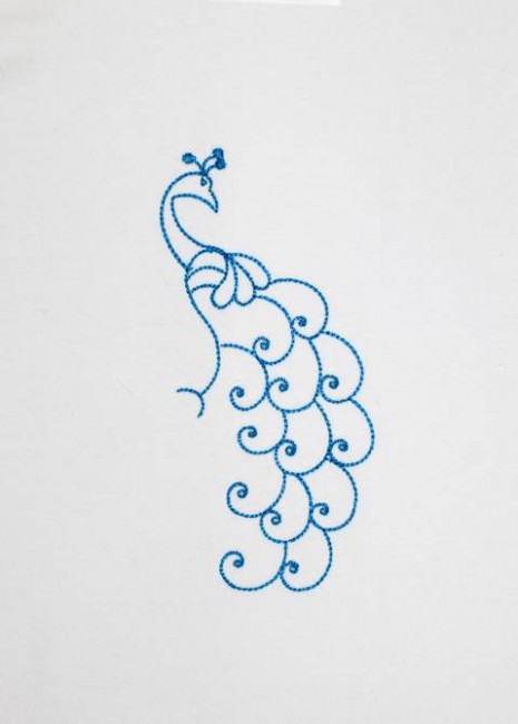 BFC1197 Fanciful Peacocks