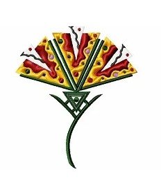 RMG11  Recycled Rainbow Flower