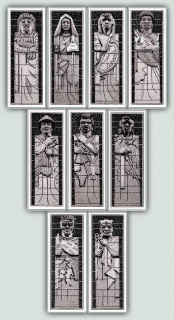 BFC1207 South African Tribal Figures