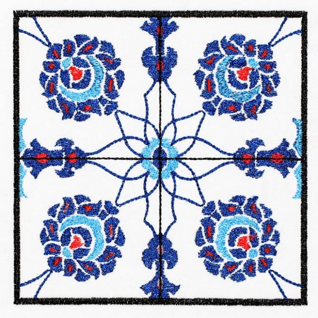 BFC1214 QIH-Turkish Tile Squares