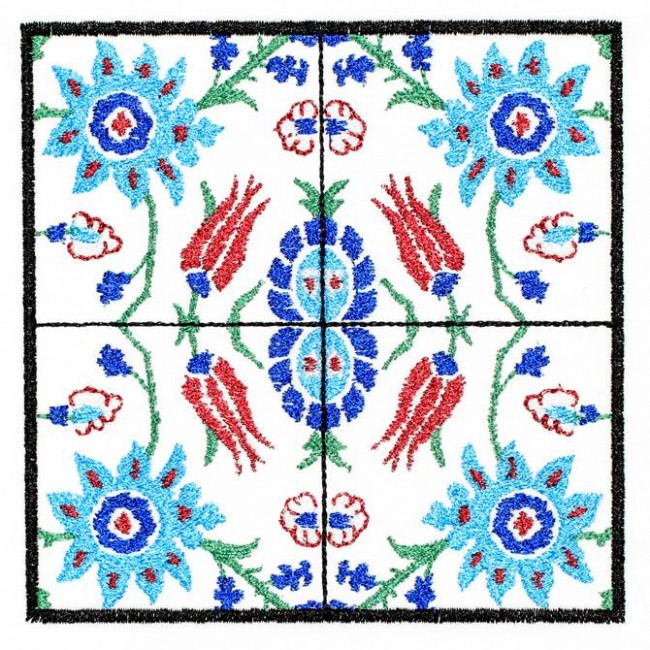BFC1214 QIH-Turkish Tile Squares