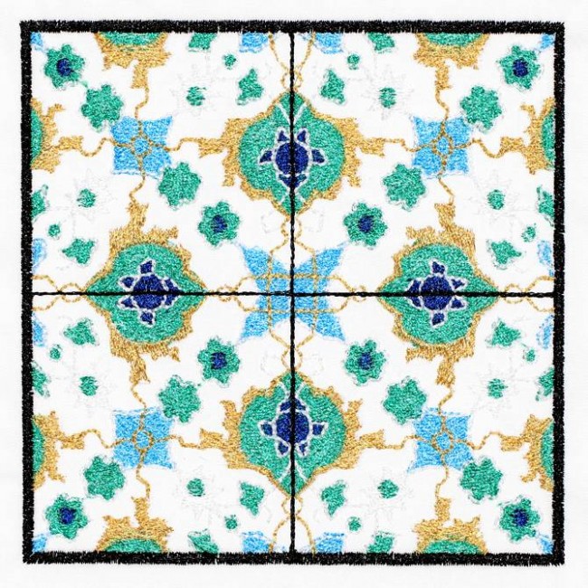 BFC1214 QIH-Turkish Tile Squares
