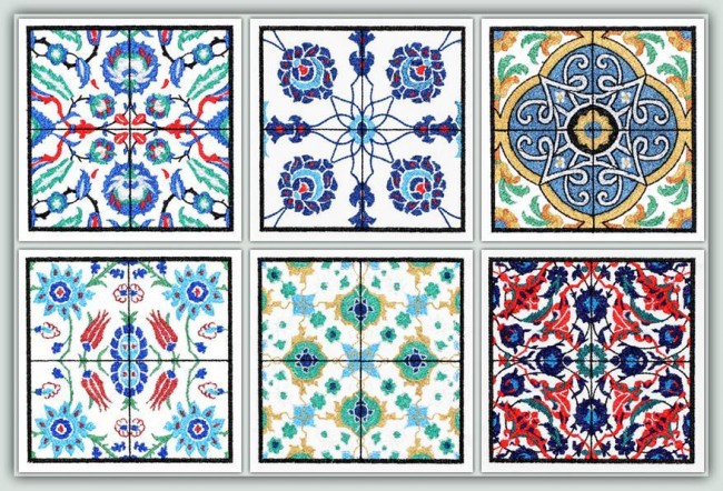 BFC1214 QIH-Turkish Tile Squares