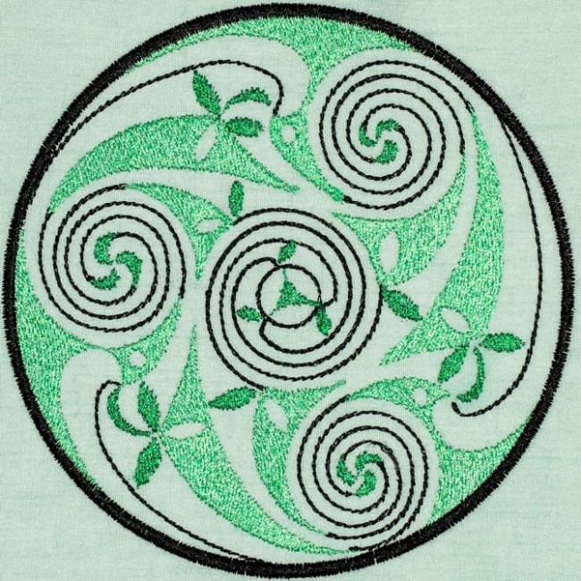BFC1216 QIH-Celtic Quilt Circles