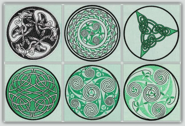 BFC1216 QIH-Celtic Quilt Circles