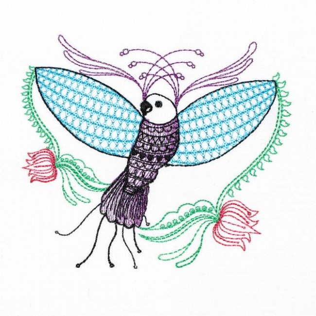 BFC1218 Decorative Elements Series Filled Birds