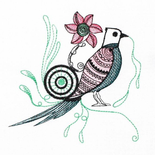 BFC1218 Decorative Elements Series Filled Birds
