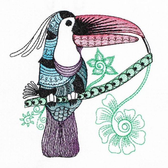 BFC1218 Decorative Elements Series Filled Birds