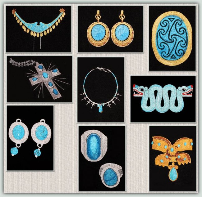 BFC1222 Turquoise Jewelry