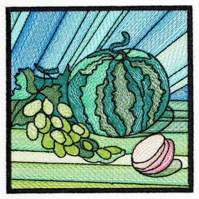 BFC1227 QIH Stained Glass Fruit Blocks