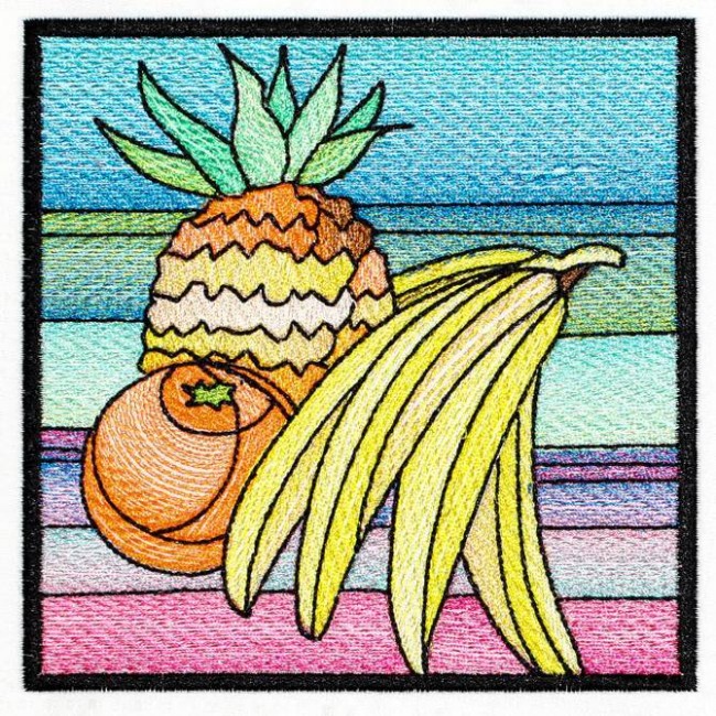 BFC1227 QIH Stained Glass Fruit Blocks