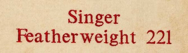 BFC1228 Singer Featherweight 221