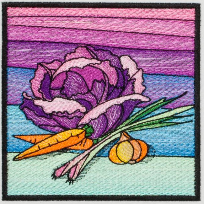 BFC1231 QIH Stained Glass Veggie Blocks