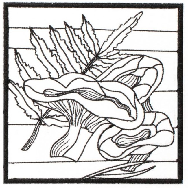 BFC1231 QIH Stained Glass Veggie Blocks