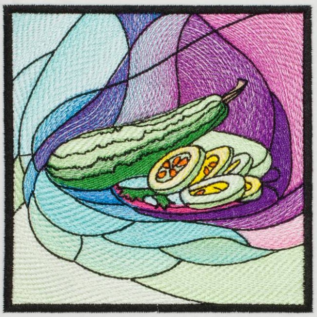 BFC1231 QIH Stained Glass Veggie Blocks