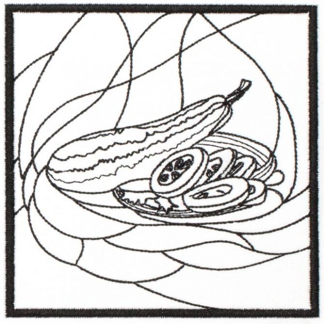 BFC1231 QIH Stained Glass Veggie Blocks
