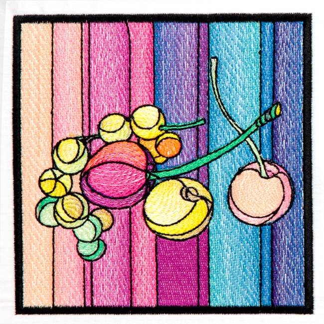BFC1233 QIH Stained Glass Fruit Blocks II