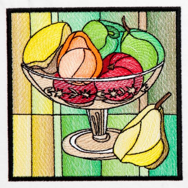 BFC1233 QIH Stained Glass Fruit Blocks II