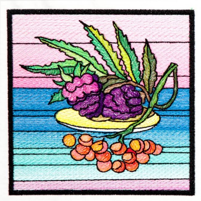 BFC1233 QIH Stained Glass Fruit Blocks II
