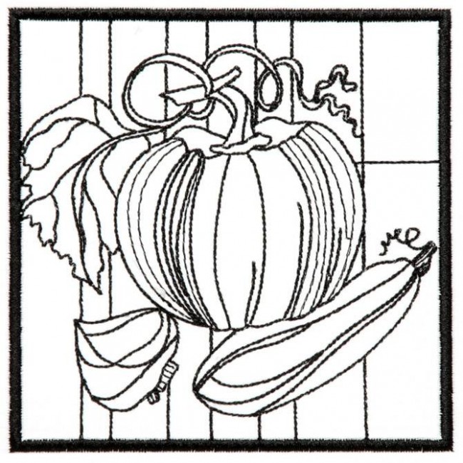 BFC1234 QIH Stained Glass Veggie Blocks II