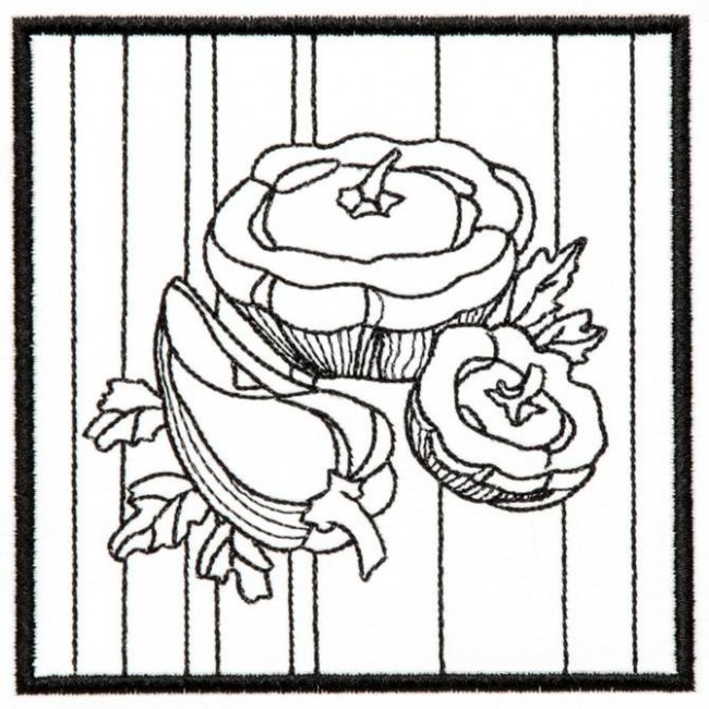 BFC1234 QIH Stained Glass Veggie Blocks II