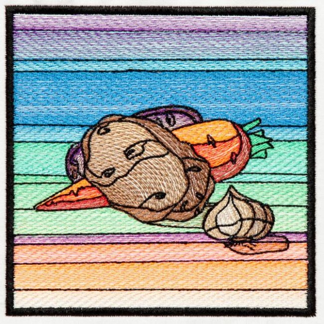 BFC1234 QIH Stained Glass Veggie Blocks II