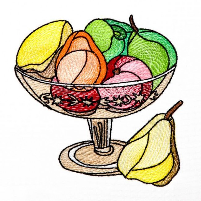 BFC1236 Stained Glass Fruit and Veggies