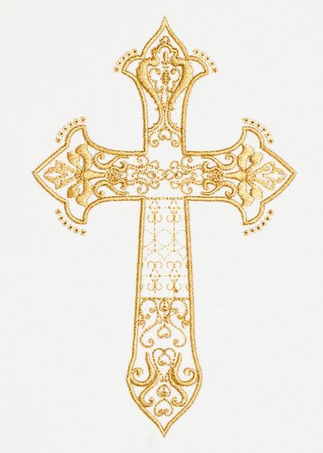 BFC1238 Goldwork Crosses