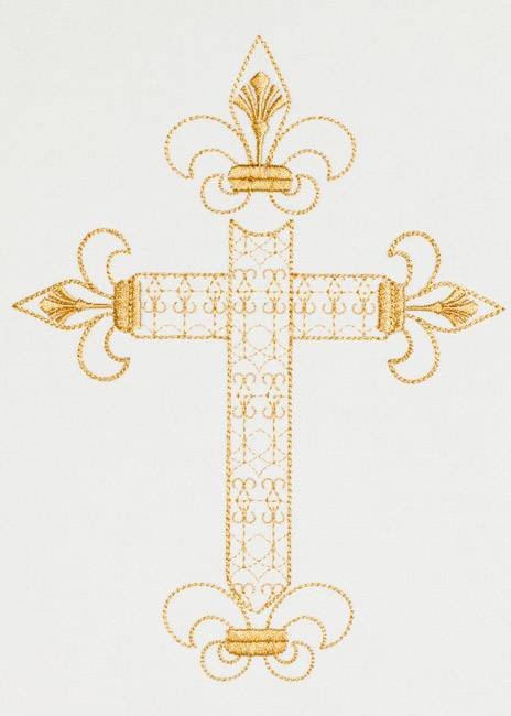 BFC1238 Goldwork Crosses