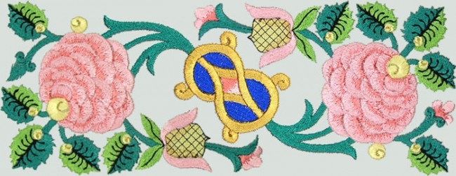 BFC0529 Ancient Russian Florals