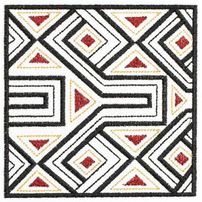 BFC1240 QIH- African Textile Squares