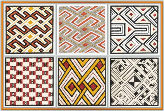 BFC1240 QIH- African Textile Squares