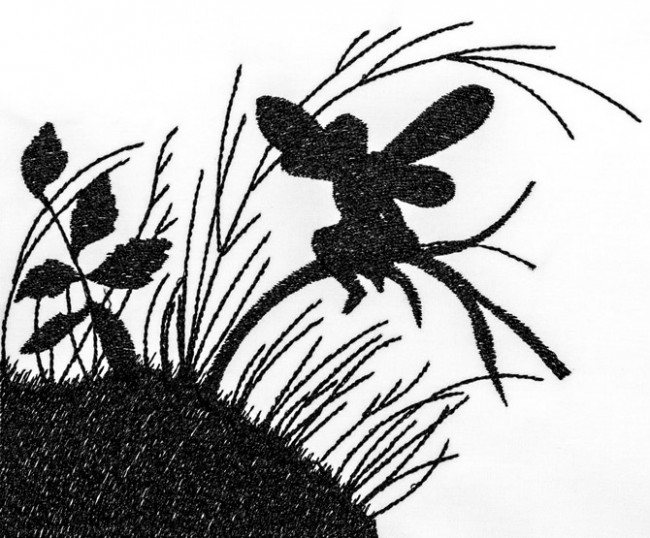 BFC1242 Blackwork Fairies