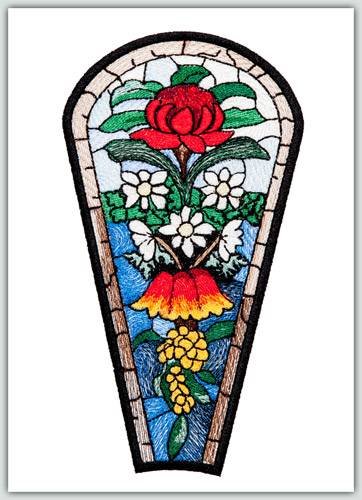 BFC1243 Waratah Rose Window