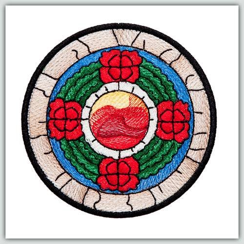 BFC1243 Waratah Rose Window