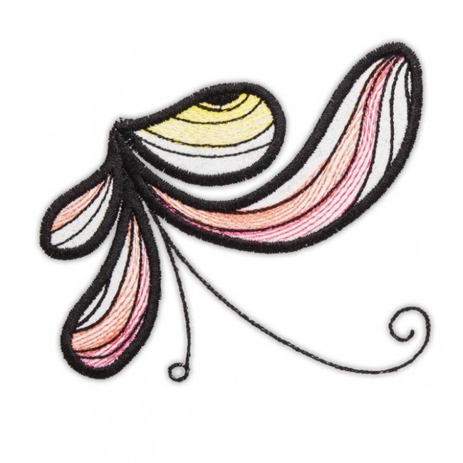 BFC1246 Applique Elements - Flowers and Leaves