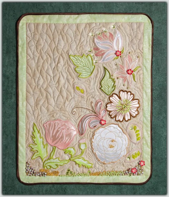 BFC1246 Applique Elements - Flowers and Leaves